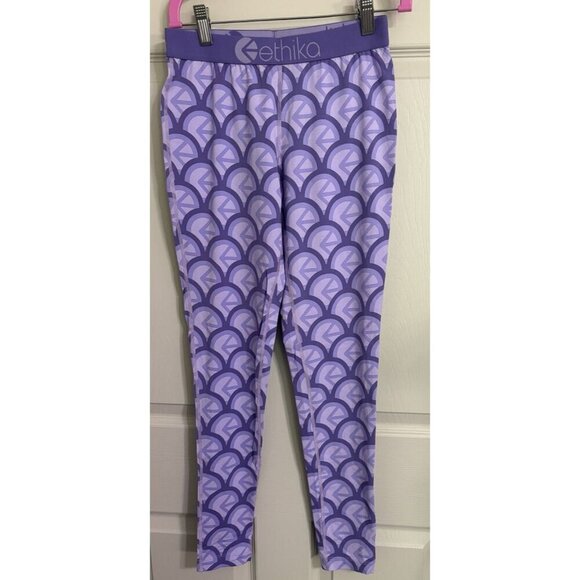 Ethica Pants - Ethica Small Womens Leggings Purple Print NWT 26" Inseam